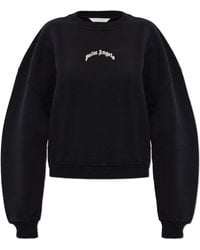 Palm Angels - Sweatshirt With Printed Logo - Lyst
