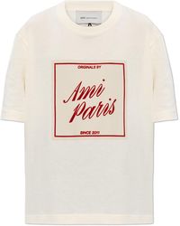 Ami Paris - T-Shirt With Print - Lyst