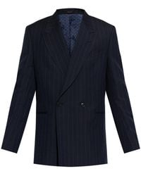 Paul Smith - Double-Breasted Pinstripe Blazer - Lyst