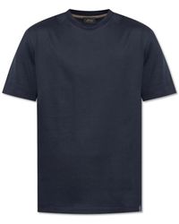 Brioni - T-Shirt With Patch - Lyst