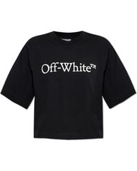 Off-White c/o Virgil Abloh - Short Loose-Fit T-Shirt - Lyst