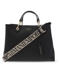 Emporio Armani - Shoulder Bag With Logo - Lyst