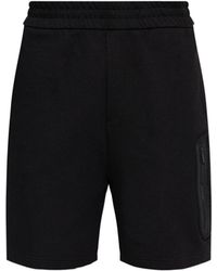Moncler - Shorts With Logo Patch - Lyst