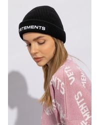 Vetements - Beanie With Logo - Lyst