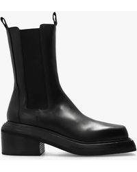 Marsèll 'cassetto' Leather Ankle Boots - Black