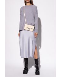 AllSaints 'darla' Dress With Jumper - Grey