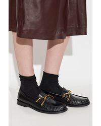 McQueen - 'Wishbone' Loafers - Lyst
