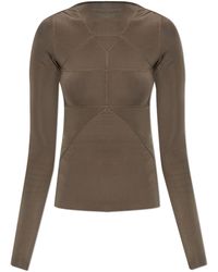 Rick Owens - Fitted Top With Raw Edge Finish - Lyst