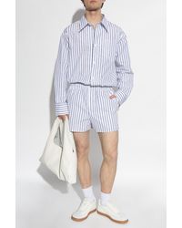 Ami Paris - Ribbed Shorts - Lyst