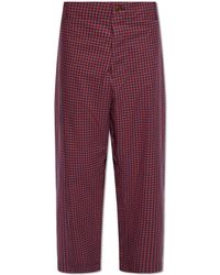 Vivienne Westwood - 'alien' Checked Trousers, - Lyst