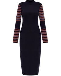 Paul Smith - Fitted Wool Dress - Lyst