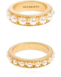 AllSaints - Two Rings - Lyst