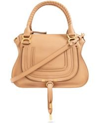 Chloé - Leather Shoulder Bag 'Marcie Medium' - Lyst