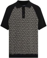 Balmain - Polo With Monogram - Lyst
