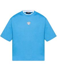 Versace - T-Shirt With A Characteristic "Medusa" Head - Lyst