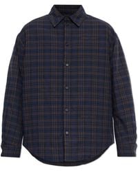 Off-White c/o Virgil Abloh - Insulated Check-Pattern Shirt - Lyst