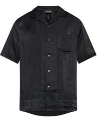 Emporio Armani - Shirt With "Paisley" Pattern - Lyst