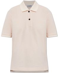 Jil Sander - Polo With Embroidered Logo - Lyst