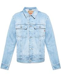 DIESEL - 'D-Barcy' Denim Jacket - Lyst