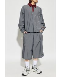 PDF - Striped Pattern Shorts - Lyst