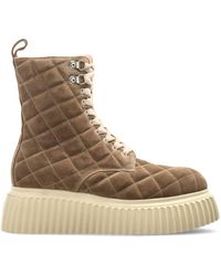 Agl Attilio Giusti Leombruni - Suede Platform Shoes "Elsa" - Lyst