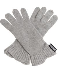Moschino - Gloves With Logo Patch - Lyst