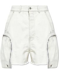 Rick Owens - Denim Shorts With Vintage Effect - Lyst