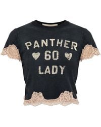 Valentino Garavani - Top With Lace Trim - Lyst