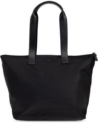 Emporio Armani - Shopper Bag From The "Sustainability" Collection - Lyst