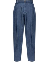 Dolce & Gabbana - Jeans With Pleats - Lyst