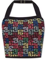 Balmain - Short Off-Shoulder Top - Lyst