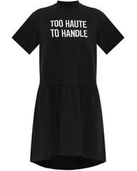Moschino - Dress With Embroidery - Lyst