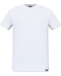 DSquared² - Underwear T-Shirt With A Round Neckline - Lyst