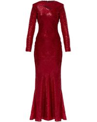 Self-Portrait - Dress With Lurex Thread - Lyst