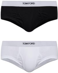Tom Ford - Two-Pack Of Cotton Briefs With Logo - Lyst