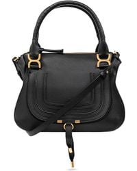 Chloé - 'Marcie Medium' Leather Shoulder Bag - Lyst