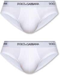 Dolce & Gabbana - Logo Briefs 2-Pack - Lyst