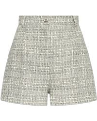 Dolce & Gabbana - Tweed Shorts With Lurex Thread - Lyst
