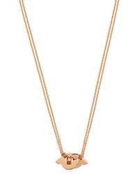 Ferragamo - Necklace With A Logo-Shaped Pendant - Lyst