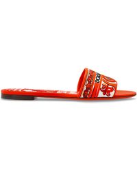Dolce & Gabbana - Flip-Flops With "Majolica" Pattern - Lyst