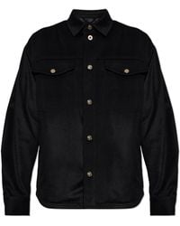 Versace - Cashmere Jacket With Pockets - Lyst