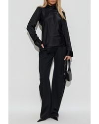 Courreges - Top With A Stand-Up Collar - Lyst