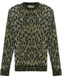 Laneus - Sweater With Animal Motif - Lyst