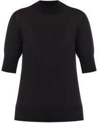 Jil Sander - Top With Stand-Up Collar - Lyst