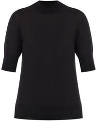 Jil Sander - Top With Stand-Up Collar - Lyst