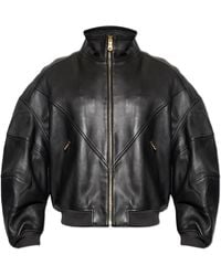Willy Chavarria - Leather Jacket 'Ruff Rider' - Lyst