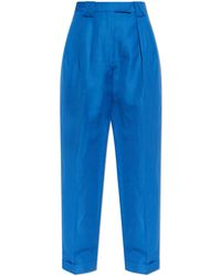 Versace - Pleated Trousers - Lyst