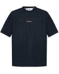 Stone Island - T-Shirt With Logo - Lyst