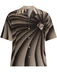 Versace - Silk Short-Sleeve Shirt - Lyst