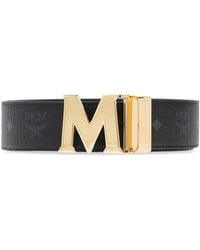 MCM - Belt With Logo - Lyst